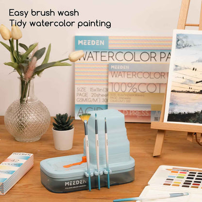 MEEDEN Portable Paint Brush Cleaner Rinser