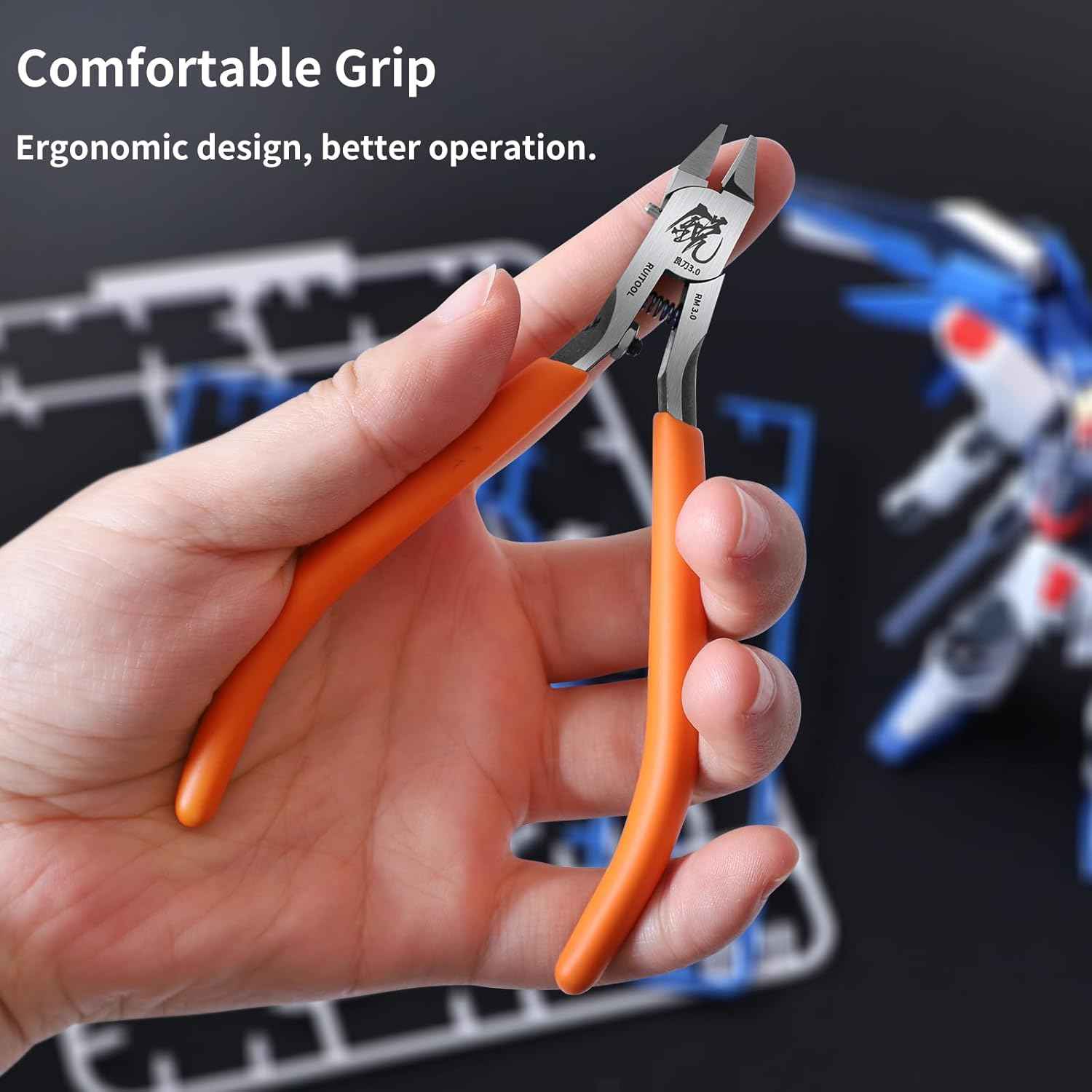 RUITOOL Model Nipper Tool 4.7 Inch Sprue Cutter for Plastic Model