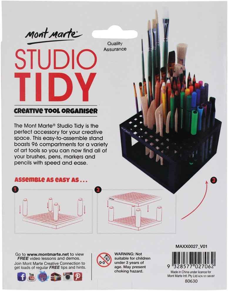 MONT MARTE 96 Hole Plastic Marker Pen,Pencil,Brush Holder - TTpen