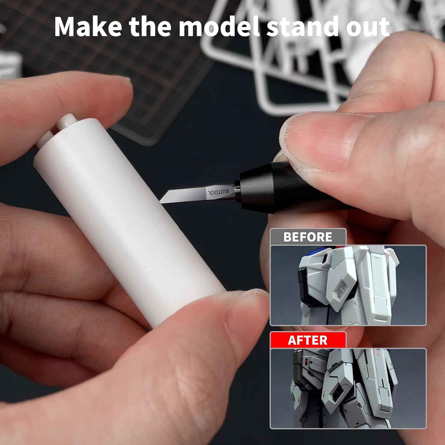 RUITOOL Model Scriber,Panel Line Scriber with 0.125mm Blade