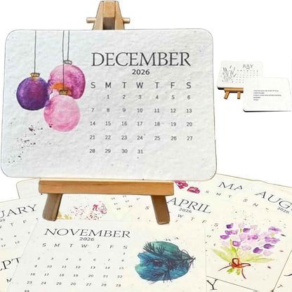 Eco-Friendly Plantable Love Seed Calendar 2026