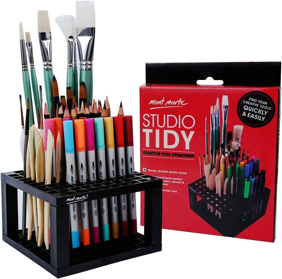 MONT MARTE 96 Hole Plastic Marker Pen,Pencil,Brush Holder - TTpen
