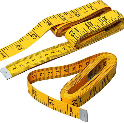 3pcs Soft Tape Measure Double Scale Sewing Flexible Tailor Craft Ruler