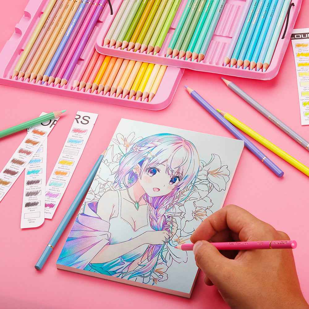 KALOUR 50 Macaron Colored Artist Pencils Set for Adults Kids - TTpen