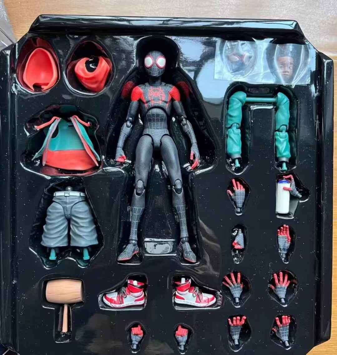 Miles Morales Spider-Man: Across the Spider-Verse Action Figure | Festive Collectible