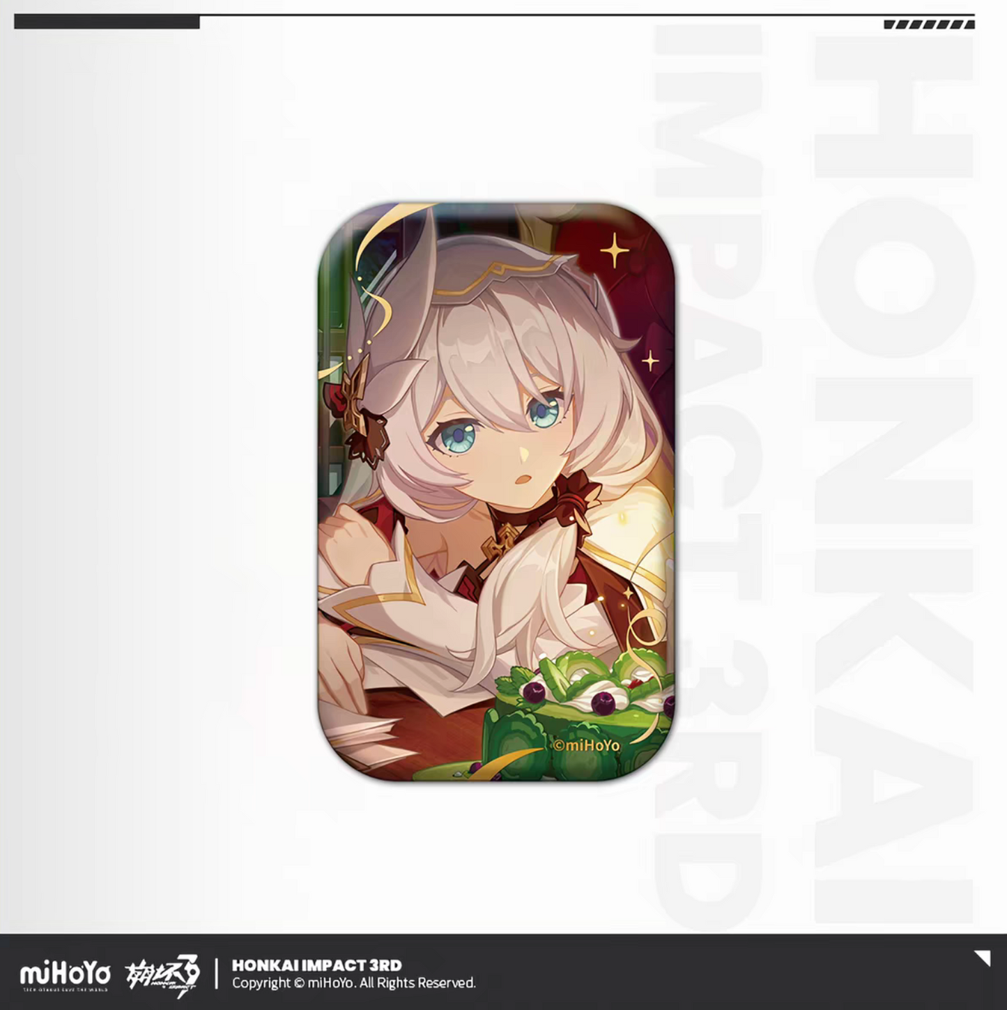 Honkai Impact 3rd Birthday Art Tin Pin Badge Theresa Bronya Himeko Mei Anime Collectible Fan Gift
