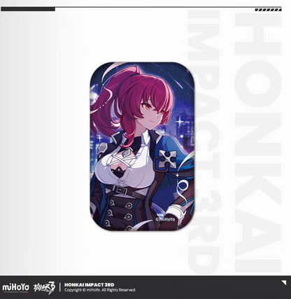 Honkai Impact 3rd Birthday Art Tin Pin Badge Theresa Bronya Himeko Mei Anime Collectible Fan Gift