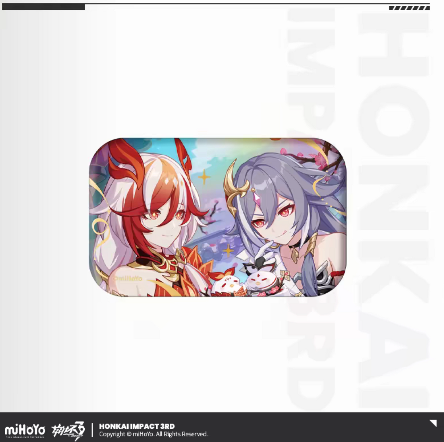 Honkai Impact 3rd Birthday Art Tin Pin Badge Theresa Bronya Himeko Mei Anime Collectible Fan Gift