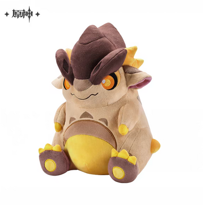 Genshin Impact Official Natlan Baby Dragon Plush Toy – Sitting Pose Soft Stuffed Animal Collectible Gift
