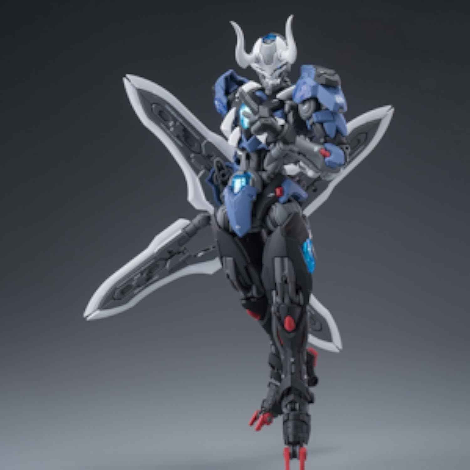 Plastic Model Action Figures Kits, Flame Soul Emperor of Flame, 8.66in Mecha Model, 1:100 Collectible Easy to Assem