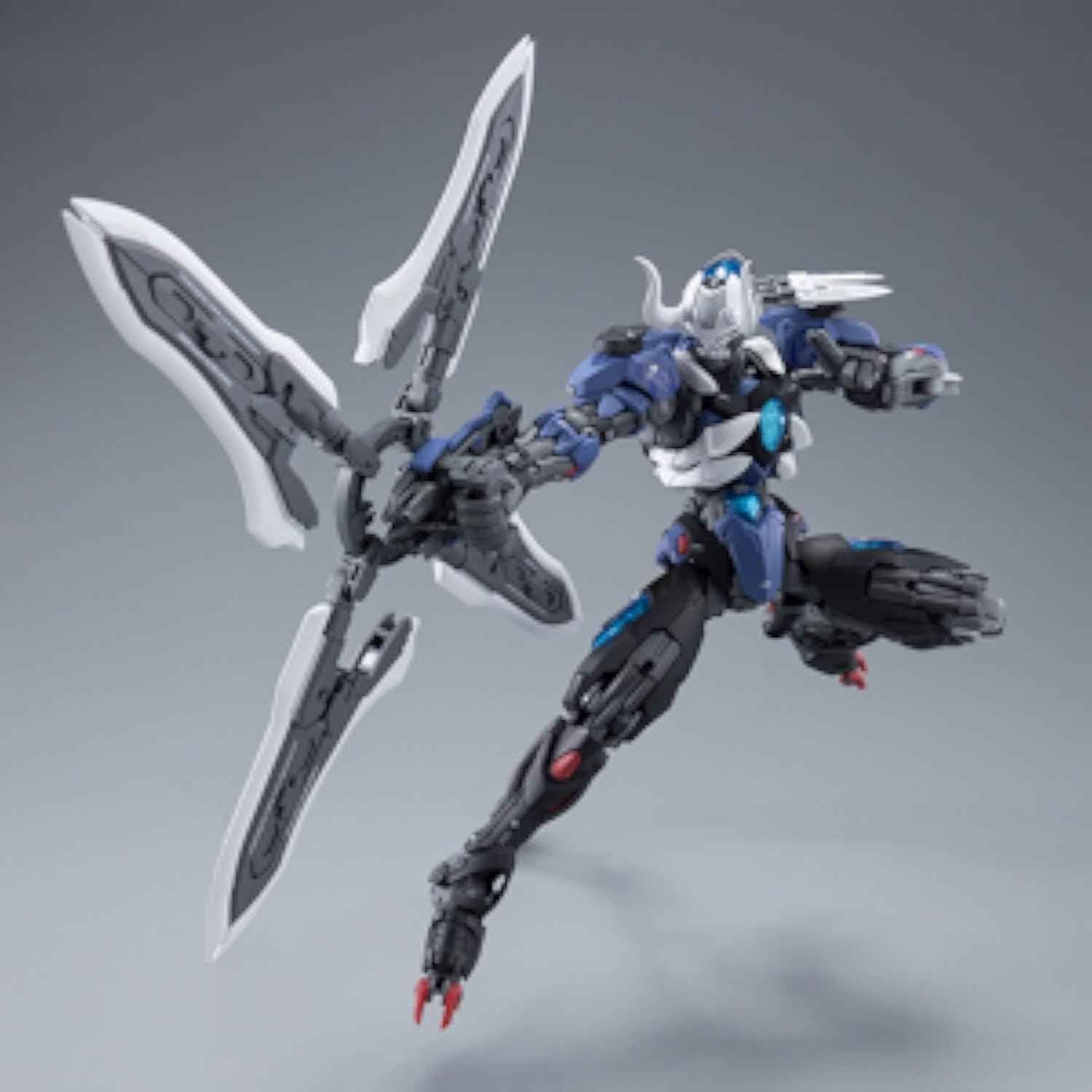 Plastic Model Action Figures Kits, Flame Soul Emperor of Flame, 8.66in Mecha Model, 1:100 Collectible Easy to Assem