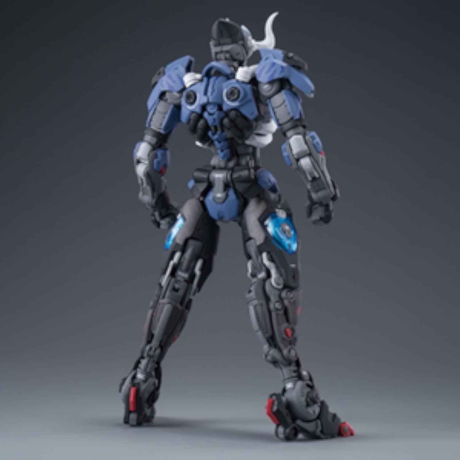 Plastic Model Action Figures Kits, Flame Soul Emperor of Flame, 8.66in Mecha Model, 1:100 Collectible Easy to Assem