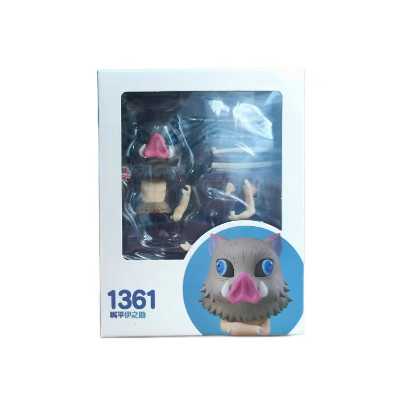 Nendoroid Demon Slayer: Kimetsu no Yaiba – Inosuke Hashibira Beast Breathing Ver. | Swappable Face Plates Articulated Chibi Figure