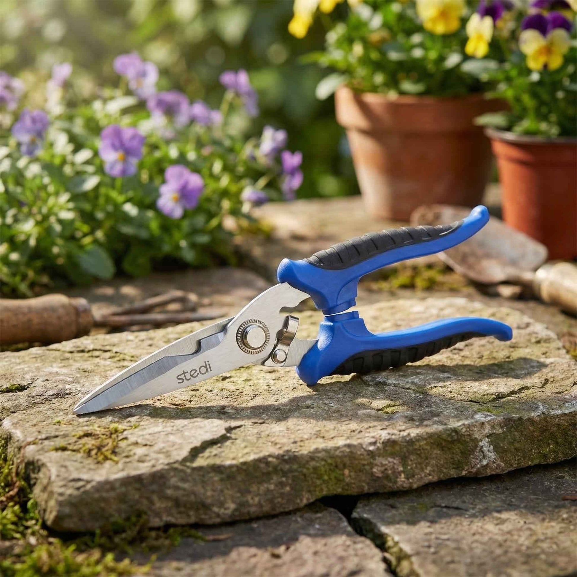 Stedi Multi-Function Scissors JD-16 | Heavy Duty Stainless Steel Craft & Garden Shears Tool