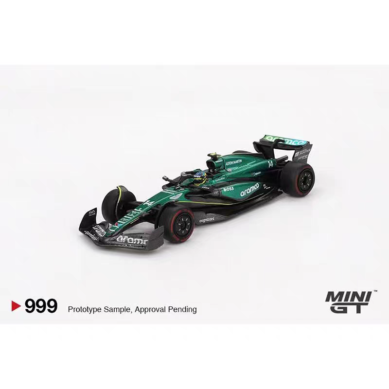 Mini GT 1:64 Scale Aston Martin AMR24 #14 Alonso Model
