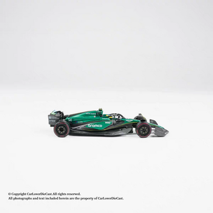 Mini GT 1:64 Scale Aston Martin AMR24 #14 Alonso Model