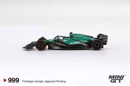 Mini GT 1:64 Scale Aston Martin AMR24 #14 Alonso Model