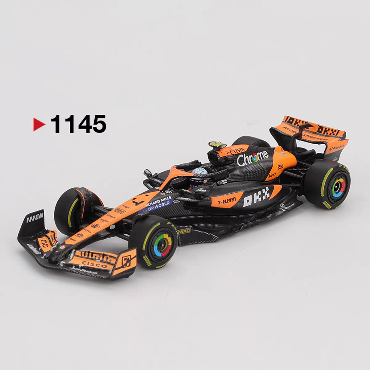 Mini GT McLaren MCL38 #4 Lando Norris F1 Car Model