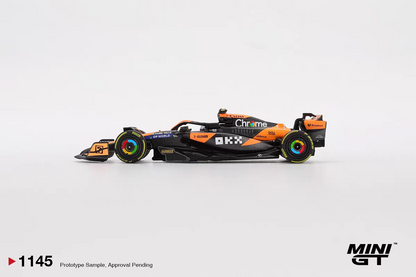 Mini GT McLaren MCL38 #4 Lando Norris F1 Car Model