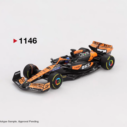 MINIGT McLaren MCL38 #81 Oscar Piastri 1:64 Alloy Car Model