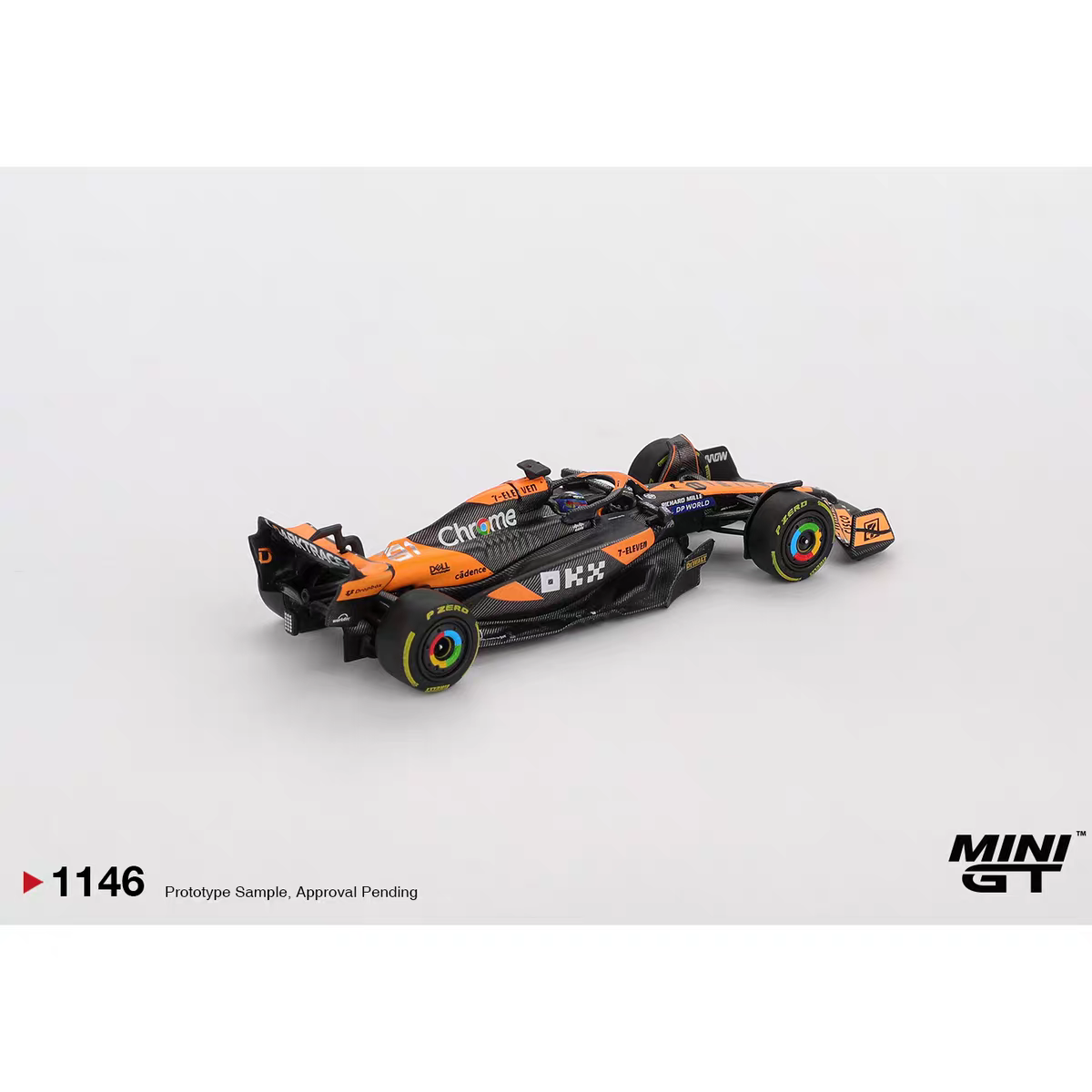 MINIGT McLaren MCL38 #81 Oscar Piastri 1:64 Alloy Car Model