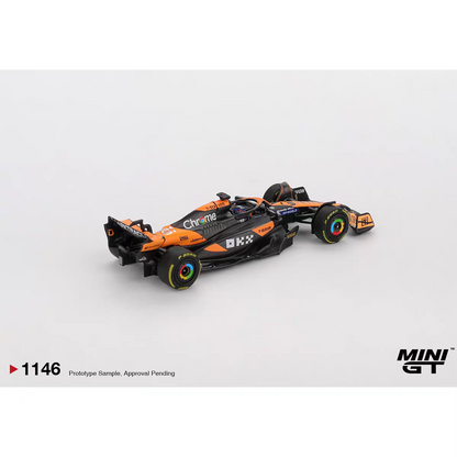 MINIGT McLaren MCL38 #81 Oscar Piastri 1:64 Alloy Car Model