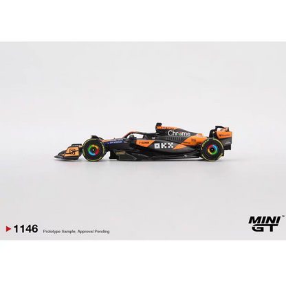 MINIGT McLaren MCL38 #81 Oscar Piastri 1:64 Alloy Car Model
