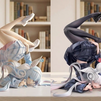 UP Studio Blue Archive Plana Kaiten Lock 1/6 Scale Figure – JK Uniform Inverted Pose Mirror Base Dual Ver. Collectible Statue