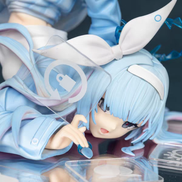 UP Studio Blue Archive Plana Kaiten Lock 1/6 Scale Figure – JK Uniform Inverted Pose Mirror Base Dual Ver. Collectible Statue