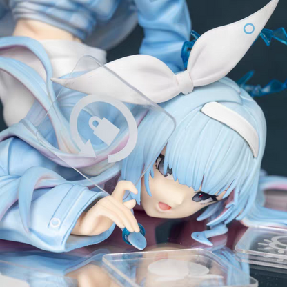 UP Studio Blue Archive Plana Kaiten Lock 1/6 Scale Figure – JK Uniform Inverted Pose Mirror Base Dual Ver. Collectible Statue