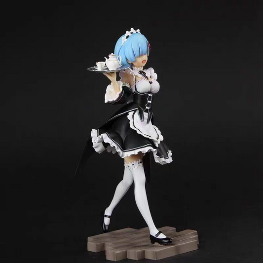 Re:Zero Rem Maid Tea Tray Figure