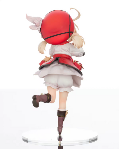 MOYU Original Loli Cafe Waitress 1/7 Scale Anime Figure – Red Uniform Cake Tray Running Pose Cute Collectible Statue