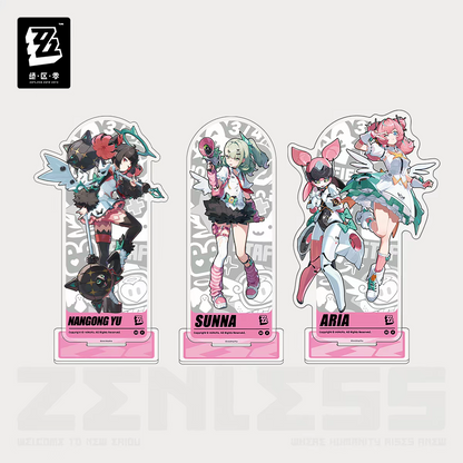Zenless Zone Zero Official Acrylic Stand Figure Set
