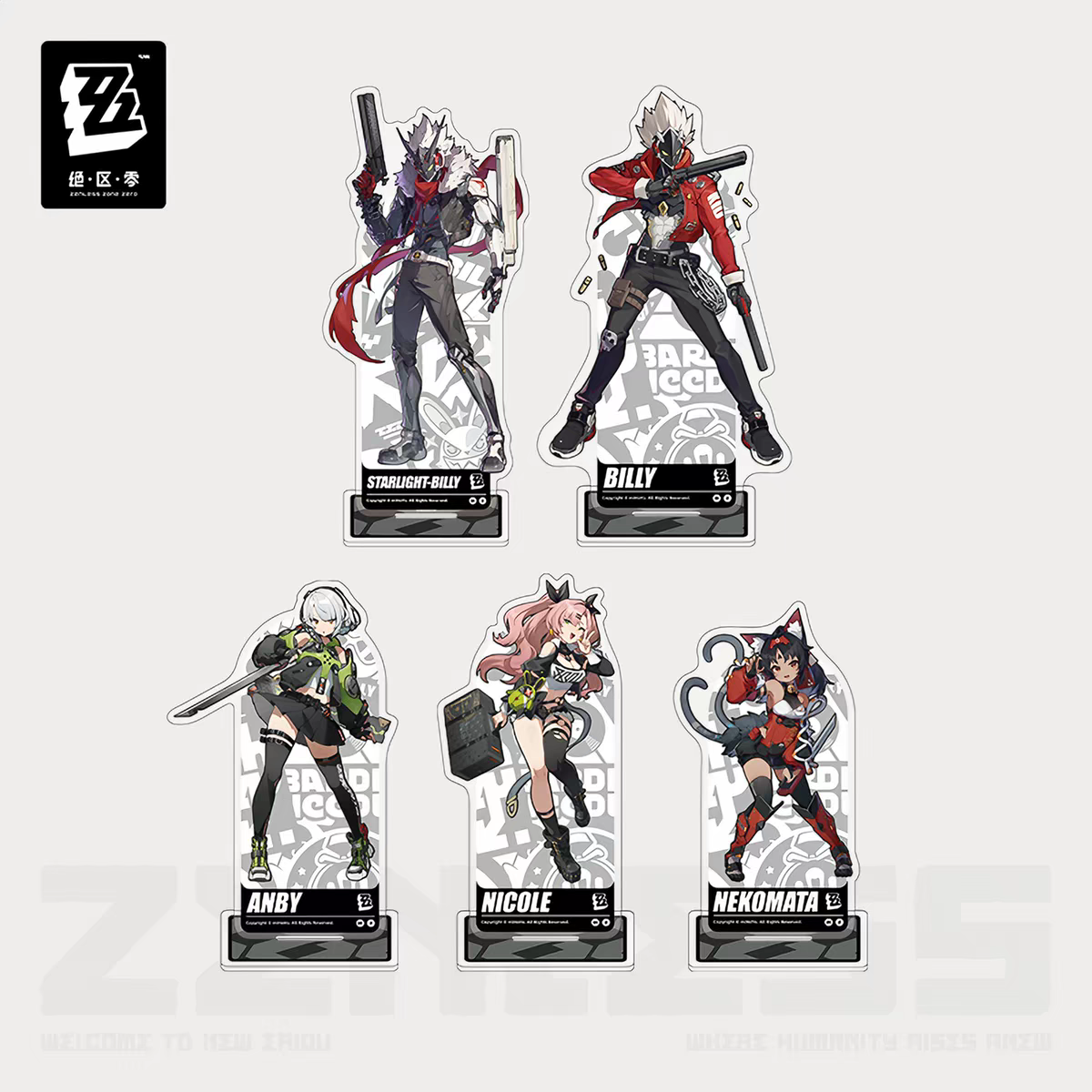 ZZZ Official Cunning Hares Acrylic Stand Figure