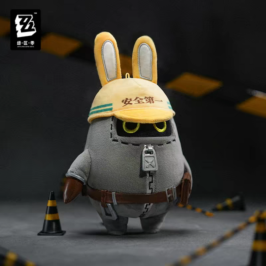 Zenless Zone Zero Bangboo Builder Aquan Plush Keychain Official miHoYo