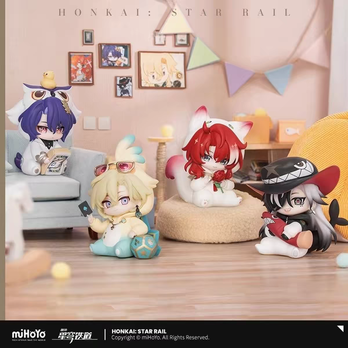 Honkai Star Rail Boys Dorm Blind Box Chibi Figure Series miHoYo