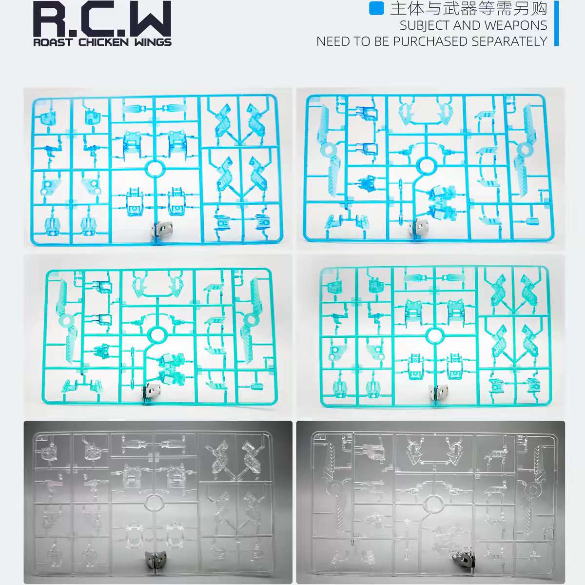 MG Narrative Gundam Psycho-Frame Conversion Parts R.C.W