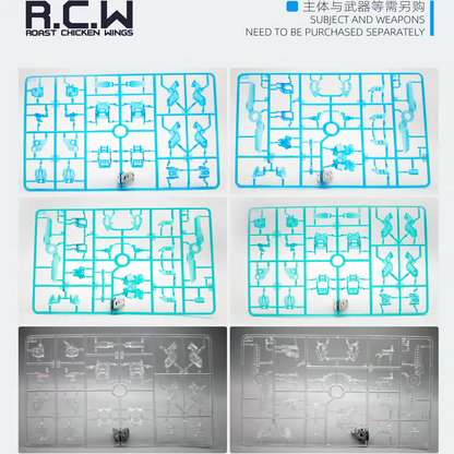 MG Narrative Gundam Psycho-Frame Conversion Parts R.C.W